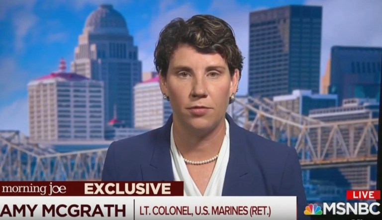 Mitch McConnell gets Democratic Senate challenger who wants to ‘drain the swamp’