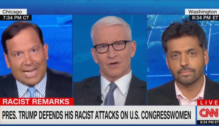 WATCH: Anderson Cooper ends segment as CNN contributors accuse the other of supporting bigotry, racism