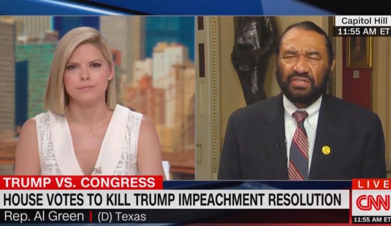 Democrat who introduced articles of impeachment walks off CNN during live interview