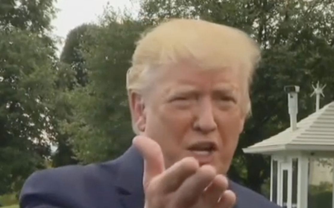 Reporter asks Trump about plastic straws as Iran seizes two vessels