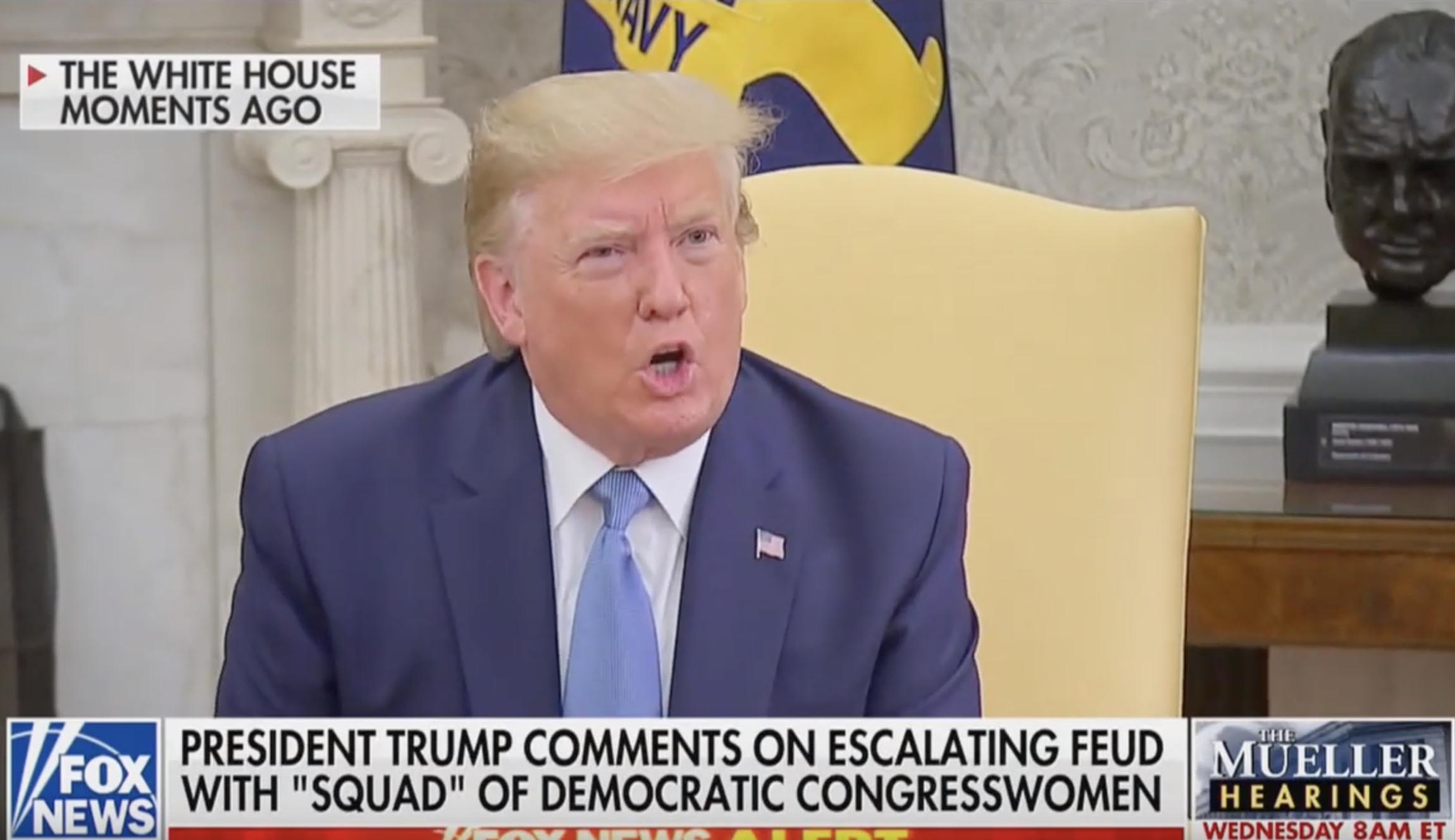 Trump explains why he said AOC ‘squad’ is racist