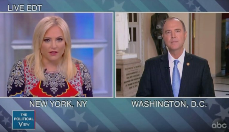 Meghan McCain presses Adam Schiff on claim of ‘smoking gun’ over Trump and Russia collusion