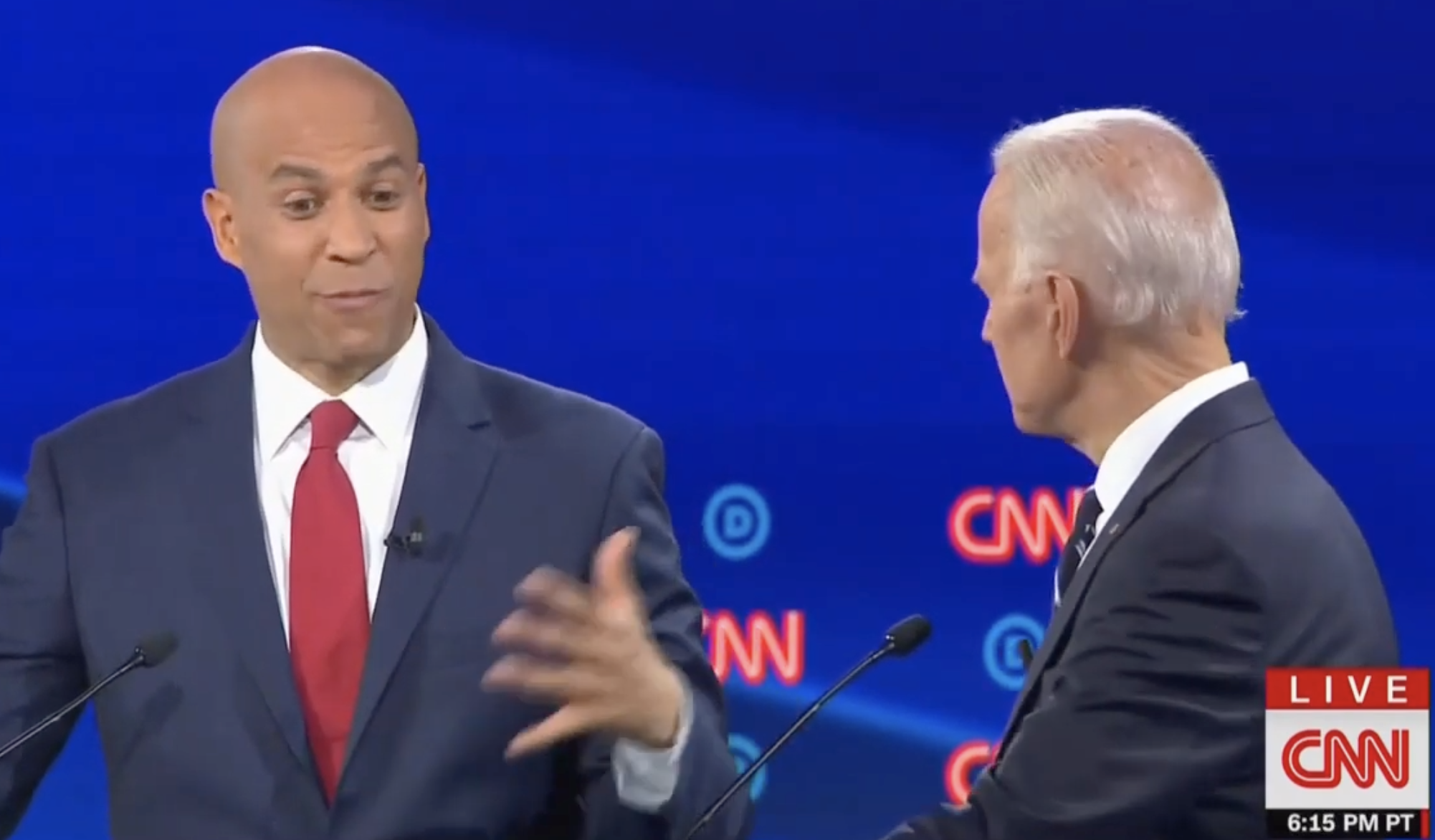 Booker to Biden during debate: ‘Please show me that respect, sir’