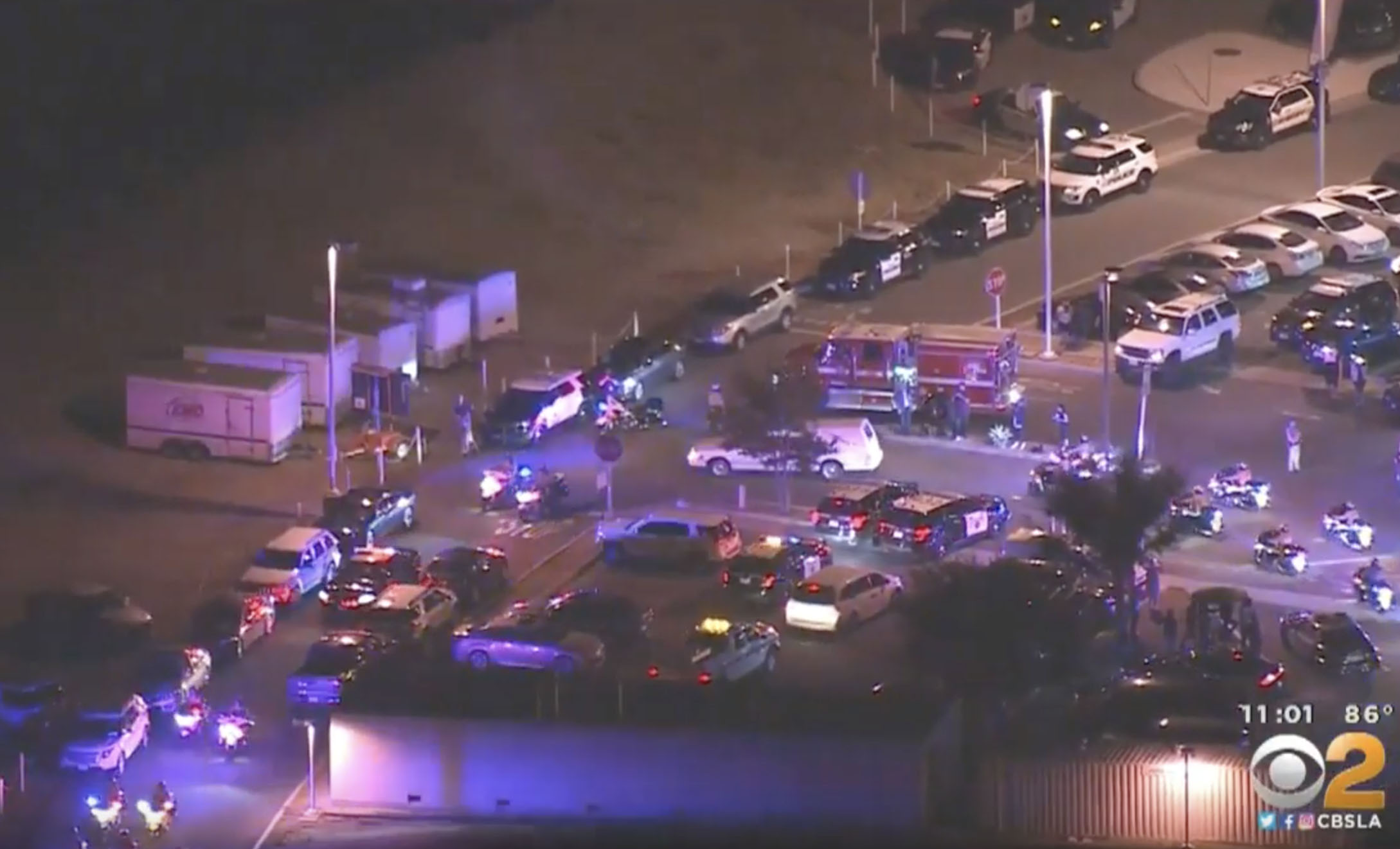 One officer dead, two others wounded in ‘long and horrific gun battle’ on California highway