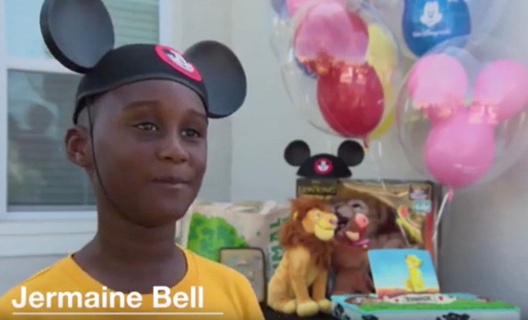Boy who donated savings to storm victims gets surprise trip to Disney
