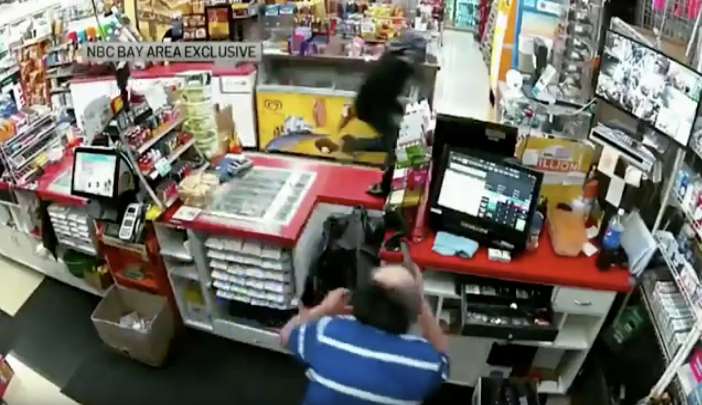 VIDEO: Veteran shoots and kills robbery suspect during attempted heist
