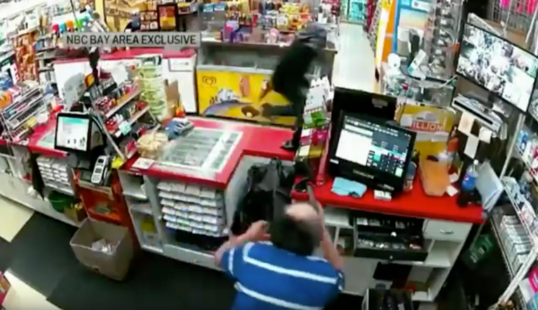 VIDEO: Veteran shoots and kills robbery suspect during attempted heist