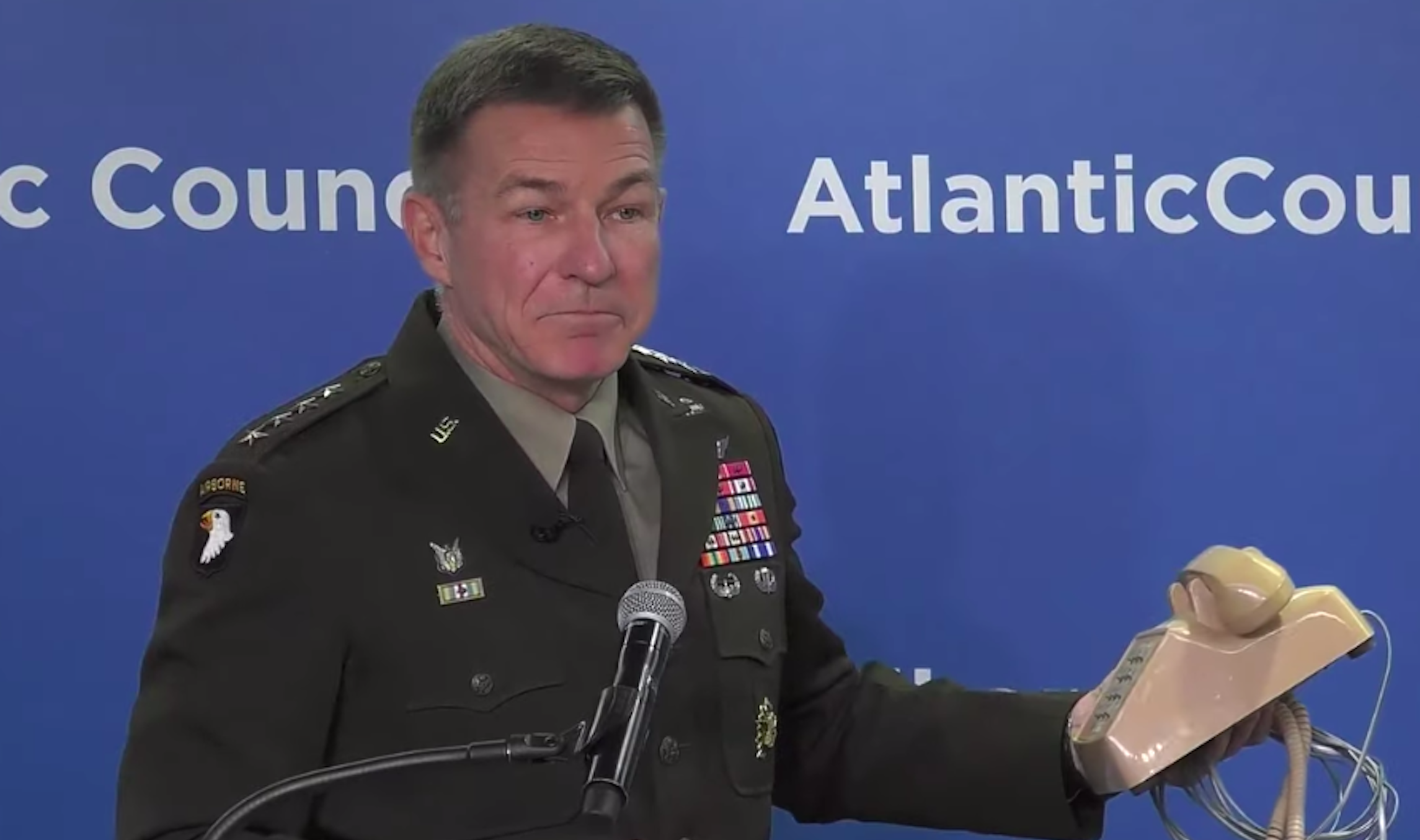 ‘Win the next fight’: Army chief uses old telephone to show need for change