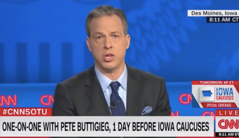 Jake Tapper jabs Joe Biden for not appearing on Sunday shows ahead of Iowa caucuses