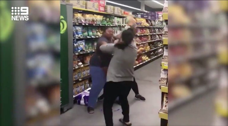 WATCH: Coronavirus shoppers fight over toilet paper