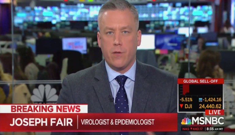 WATCH: MSNBC medical contributor says ‘80% of the population’ will survive coronavirus