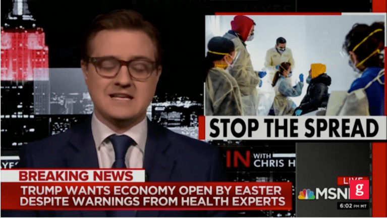 Chris Hayes says Trump ‘a genuine threat to public health’
