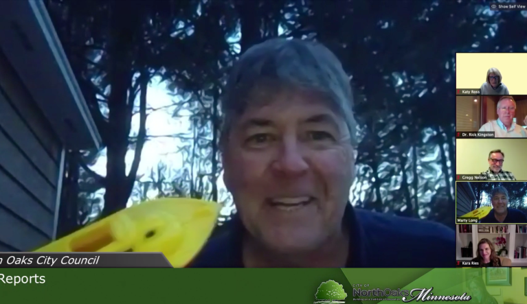 Minnesota city council member attends meeting from his hot tub