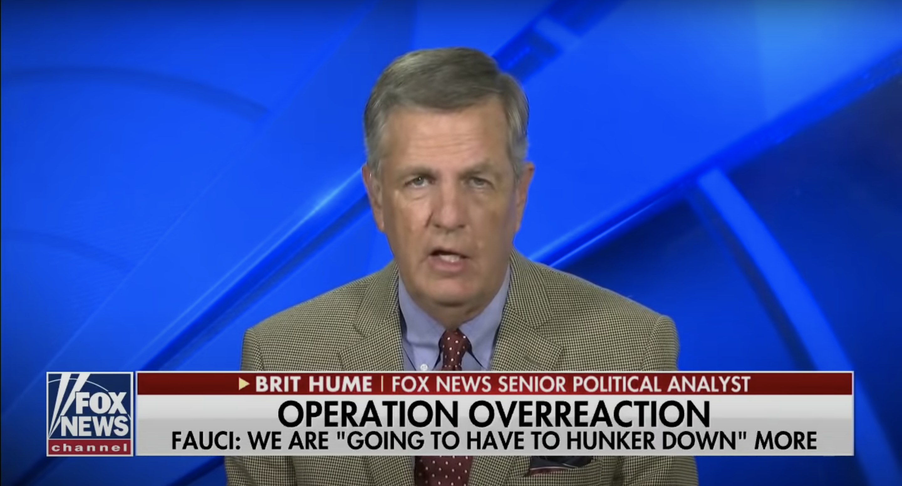 Brit Hume says argument for lockdowns across nation is getting ‘weaker’