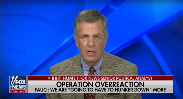 Brit Hume says argument for lockdowns across nation is getting ‘weaker’