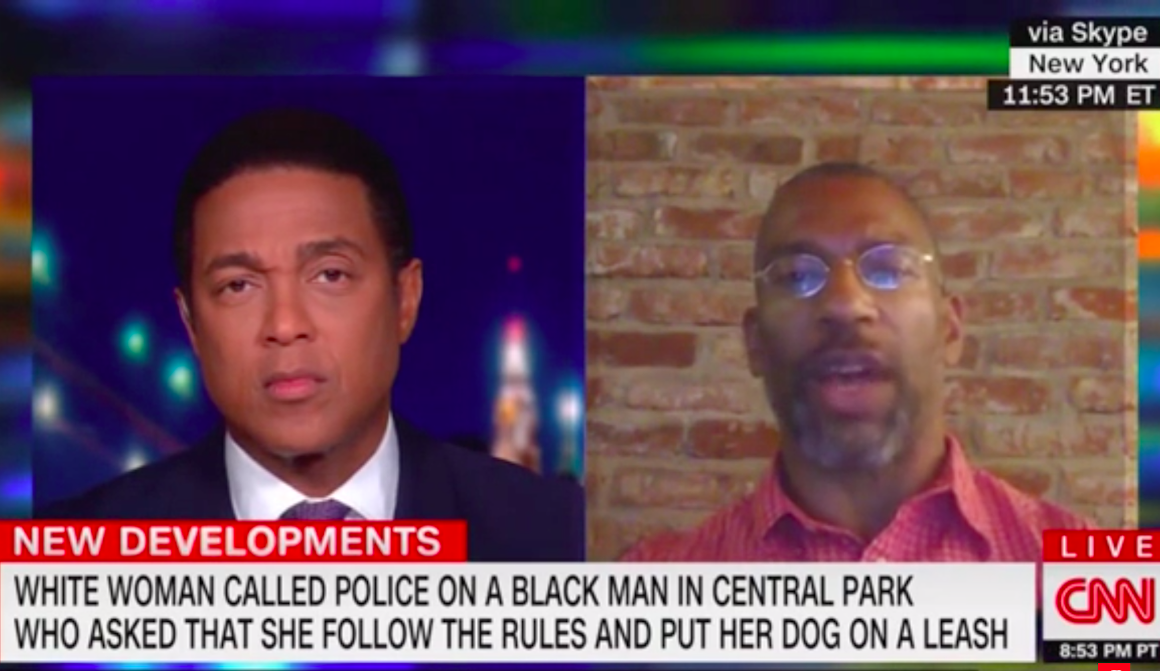 Christian Cooper condemns ‘abhorrent’ threats against white woman who called police on him