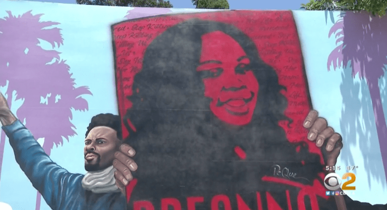Laugh Factory in Hollywood unveils 148-foot Black Lives Matter mural