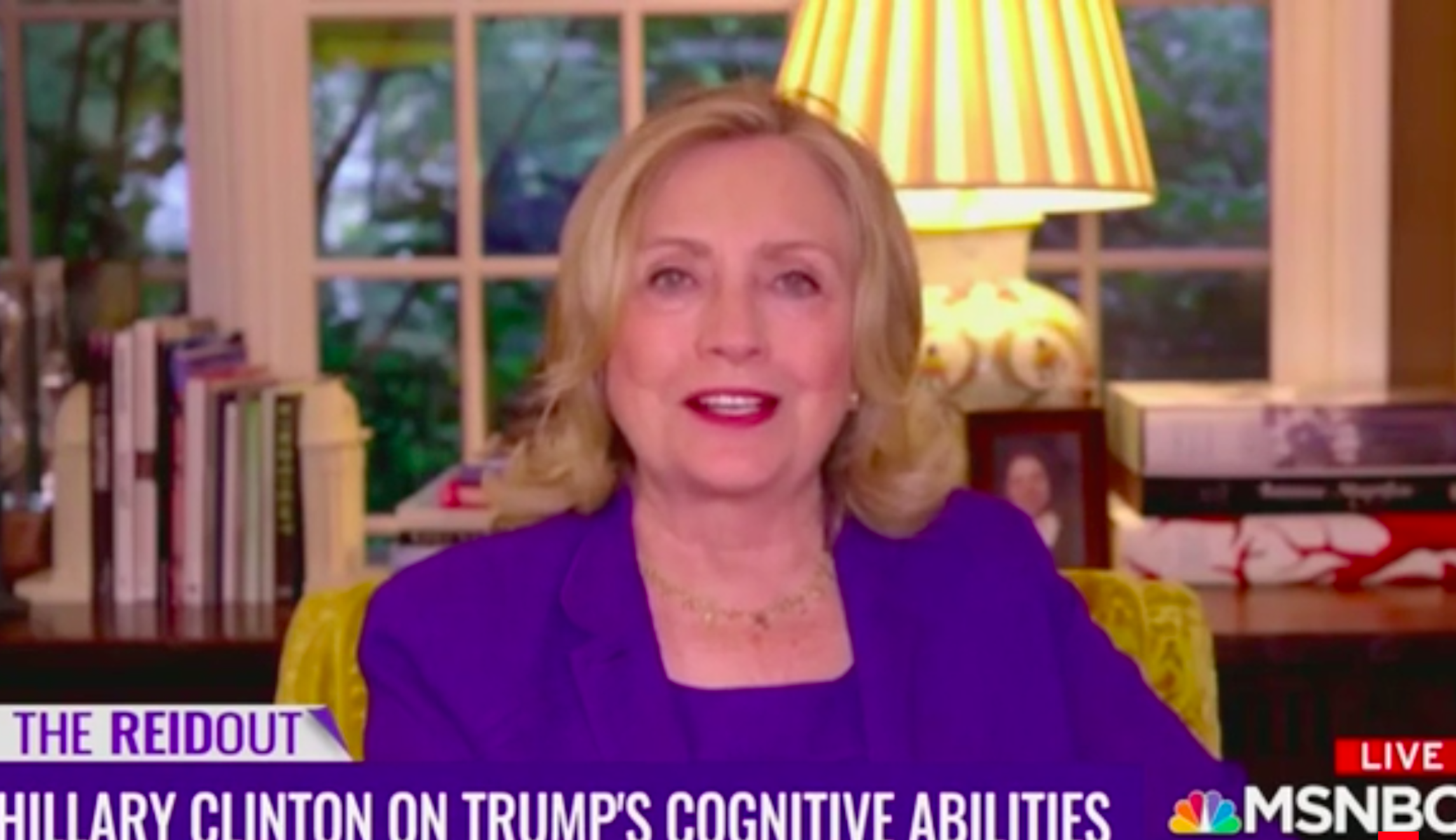 ‘He doesn’t seem up to the job’: Hillary Clinton questions Trump’s cognitive health