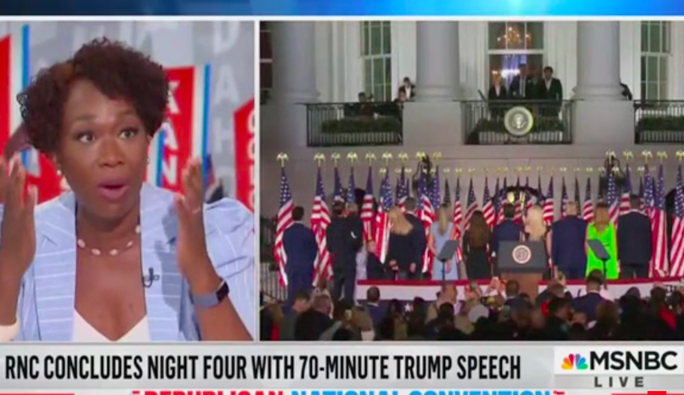 ‘Decrepit, corrupt monarch’: Joy Reid compares Trump to Fidel Castro after RNC speech