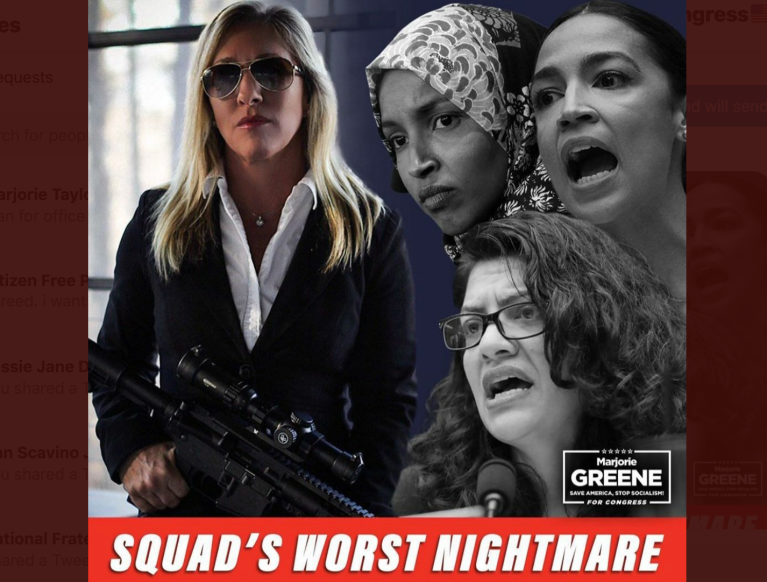 Pelosi rages over gun-toting GOP House candidate’s ‘threat‘ against ‘Squad’