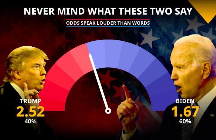 Prediction markets ding Trump after first debate showdown