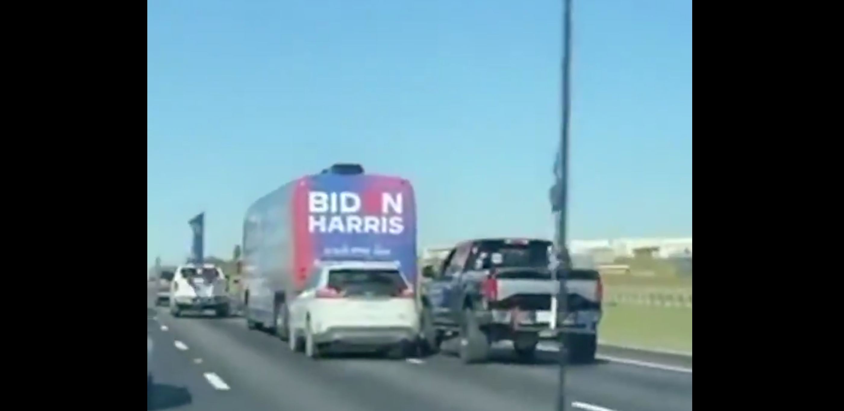 Police: Car reportedly driven by Biden staffer ‘may be’ at fault for collision caught in viral Biden campaign bus video