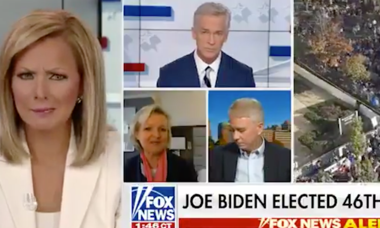 Leaked footage: Fox News’s Sandra Smith rolls her eyes and looks shocked after guest questions election results