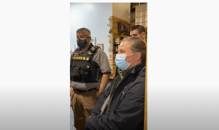 Viral video shows New York business owners telling health inspector to ‘get out’ after she tries to break up event