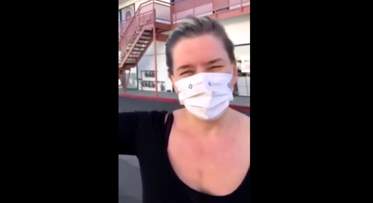 Bar owner blasts Newsom and Garcetti in viral video, saying movie company allowed to set up outdoor dining next to her closed bar