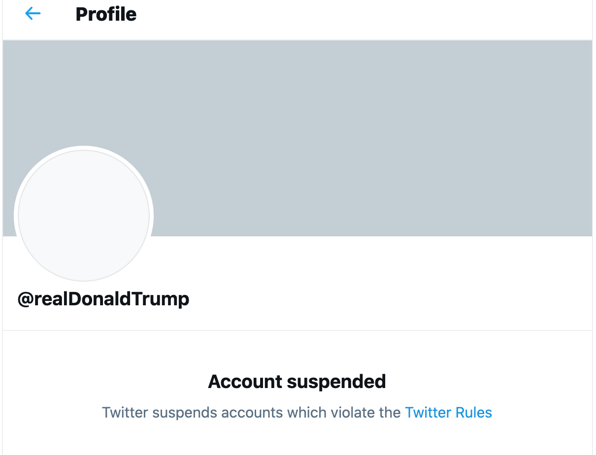 ‘Banning free speech’: President Trump pushes back on Twitter ban