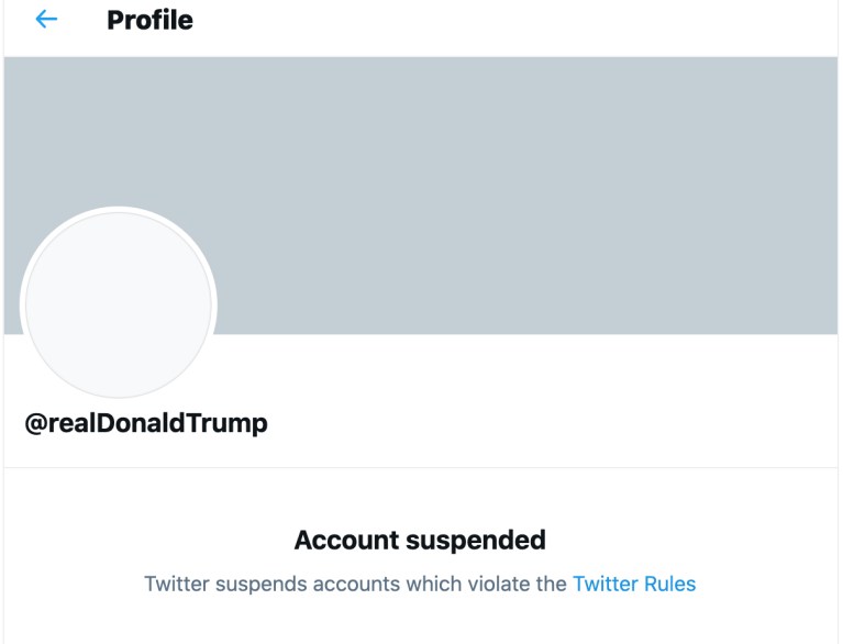 ‘Banning free speech’: President Trump pushes back on Twitter ban