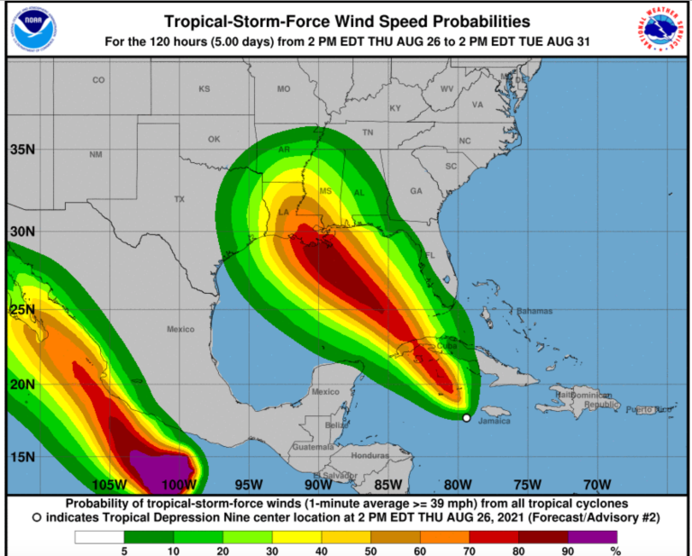 Ida forecast to slam Gulf Coast as hurricane over weekend