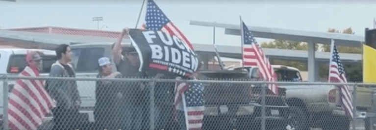 California teacher upset at ‘F*** Biden’ flag tells students to ‘jump off a bridge’