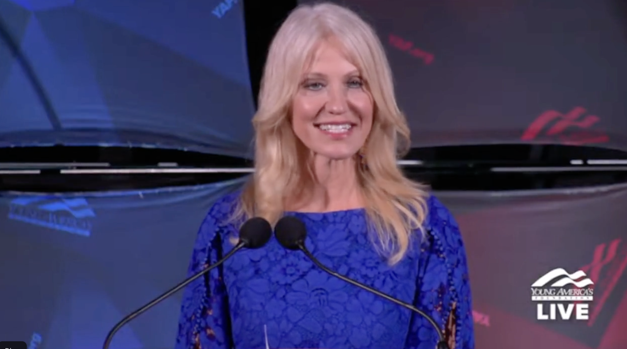 ‘No scandals’: Kellyanne Conway clashes with student over Hatch Act violations