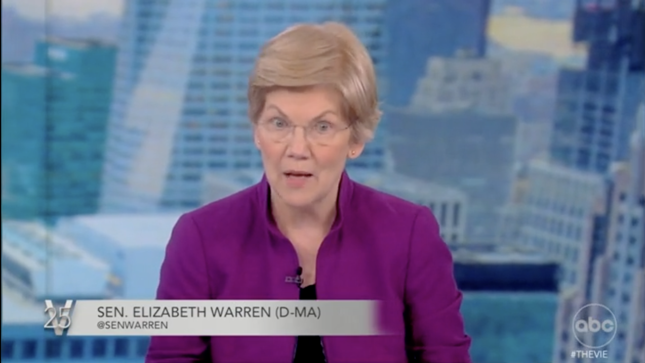 WATCH: Warren tells pro-abortion Americans to ‘get in the fight’ and vote