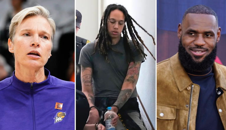 ‘If it was LeBron, he’d be home’: Griner’s coach calls for WNBA star’s release