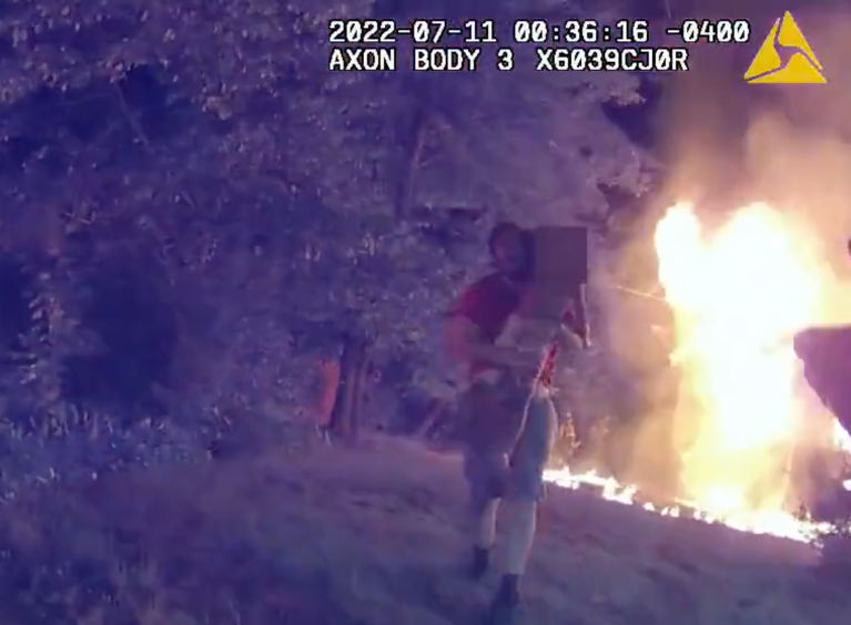 WATCH: Man ‘miraculously’ saves five people from house fire crews wouldn’t enter