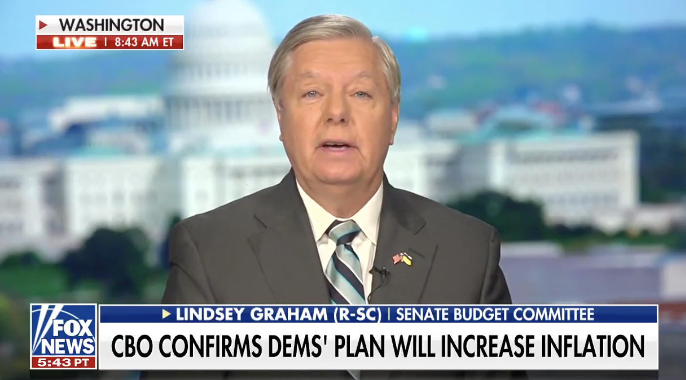 WATCH: Lindsey Graham calls ‘fraud’ Inflation Reduction Act a ‘lie’