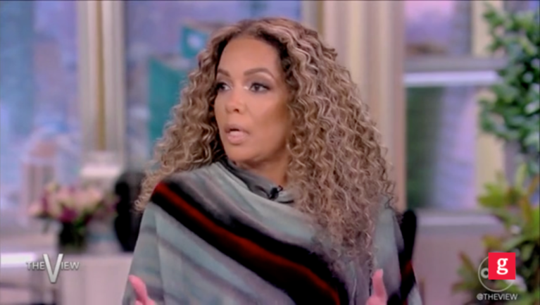 The View’s Sunny Hostin continues the left-wing pattern of anti-white bigotry and racism