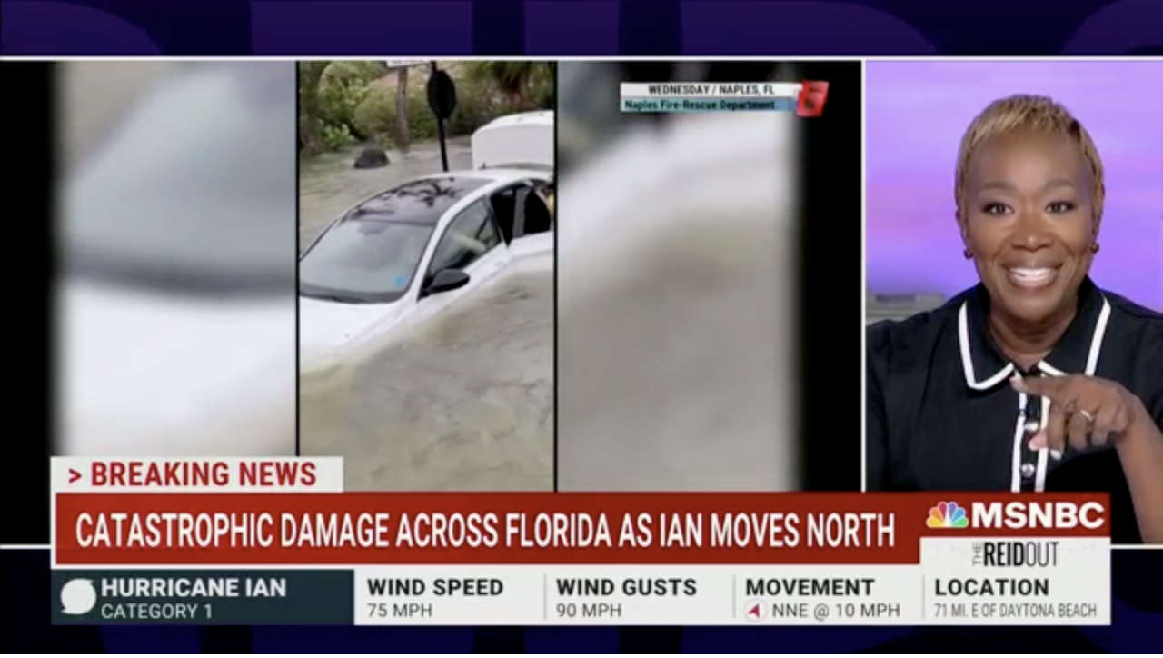 WATCH: Joy Reid relishes DeSantis asking for federal aid amid Hurricane Ian