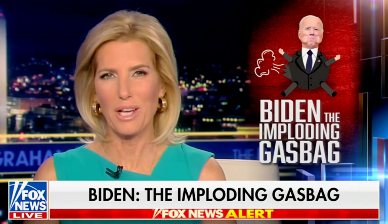 WATCH: Laura Ingraham calls Biden an ‘imploding gasbag,’ slams empty energy policies
