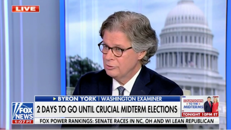 WATCH: Byron York says Democrats’ midterm ‘hysteria’ is ‘dangerous talk’