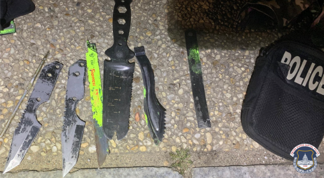 Capitol Police capture suspected police impersonator with stash of knives
