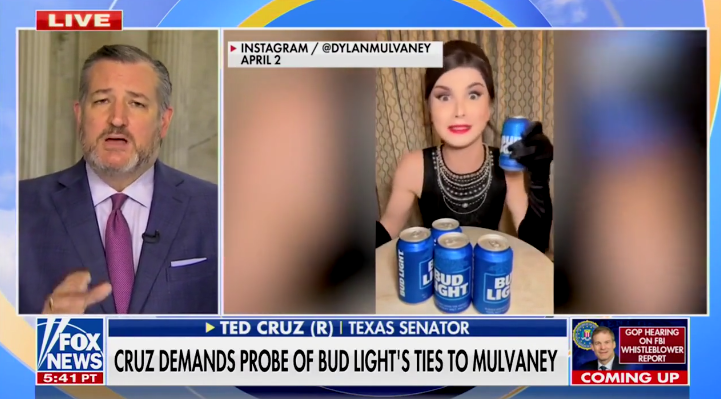 Ted Cruz announces investigation into Bud Light for targeting children