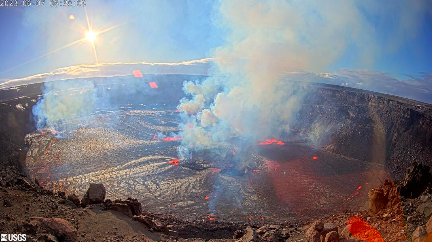 Kilauea volcano erupts in Hawaii for second time in 2023