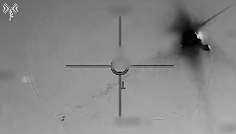 Israel releases footage of ‘Arrow’ interception of long-range rocket