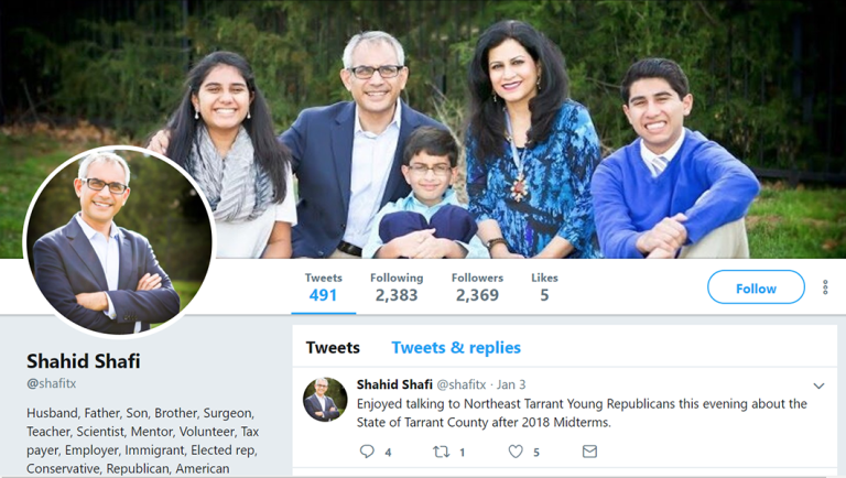 Republicans in conservative Texas county may recall vice chairman because he’s Muslim