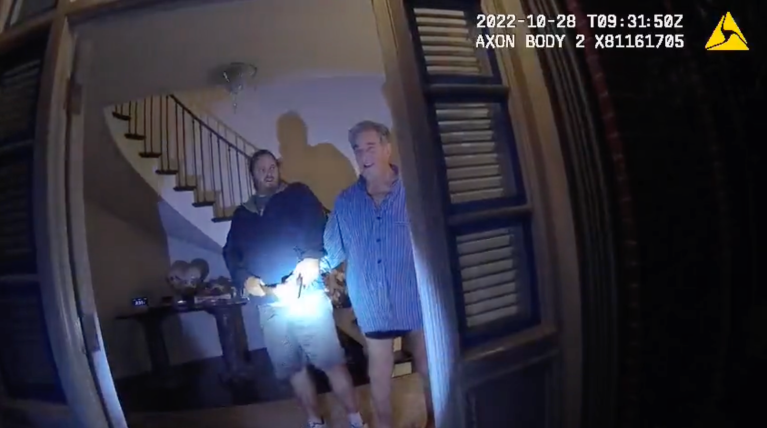 Paul Pelosi attack footage released: Police bodycam shows distressing hammer assault