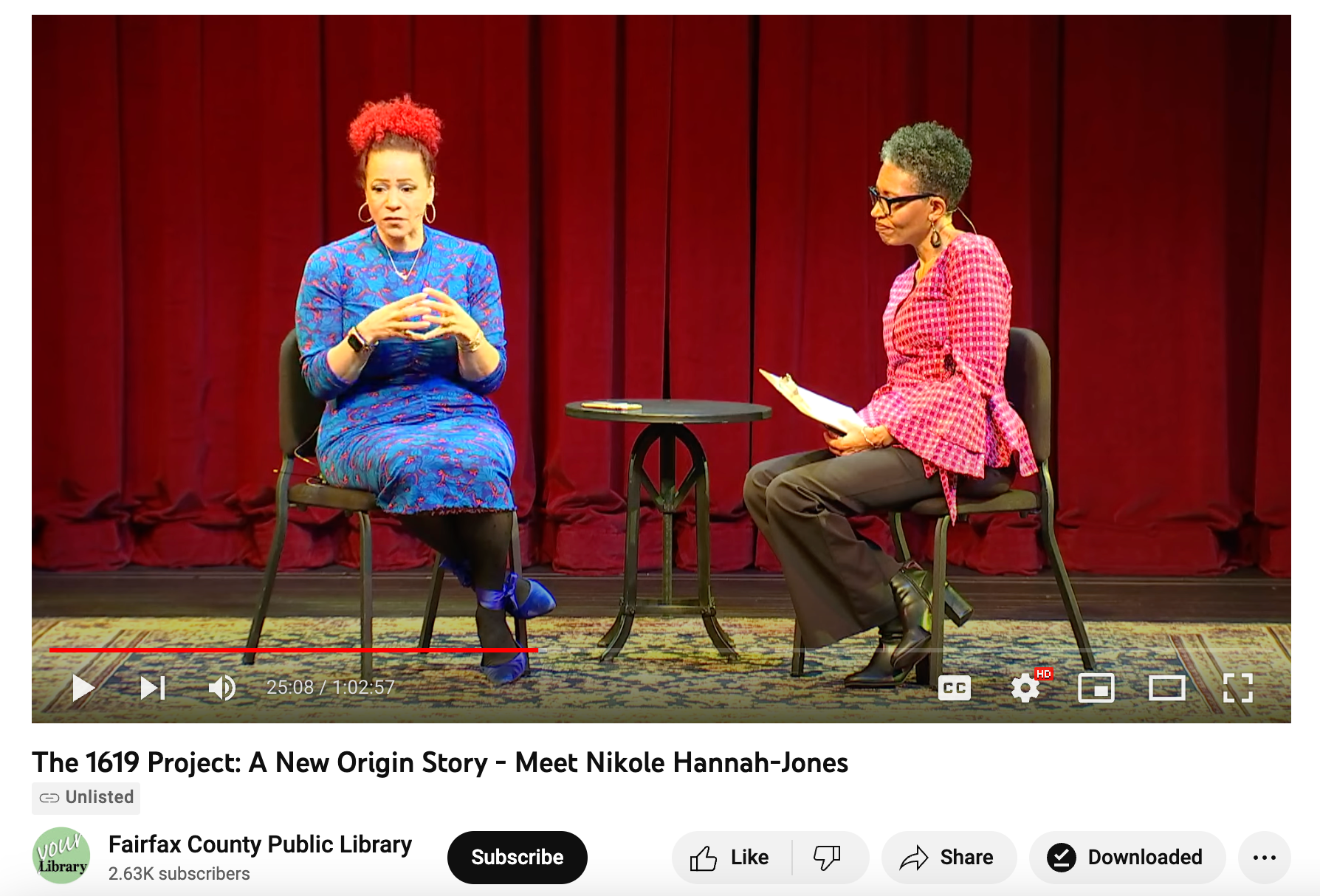Fairfax County’s library paid Nikole Hannah-Jones $35,000 to speak, then agreed to take the video of her speech down