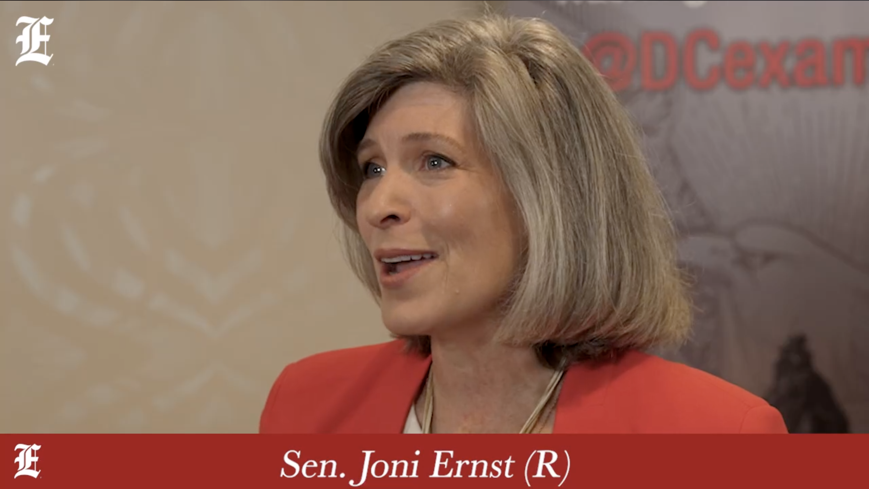 Joni Ernst discusses importance of legislation to protect women’s sports